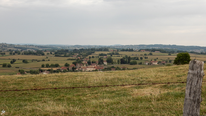 le village d'Oyé en Bourgogne