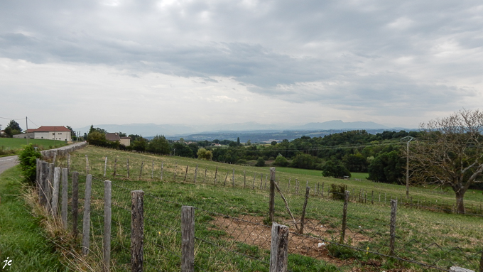 à Rochetoirin avec Jacque qui nous guide