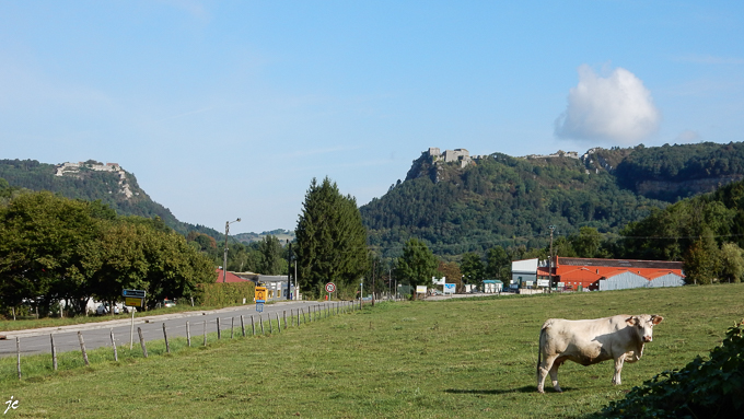 l'arrivée à Salins les Bains