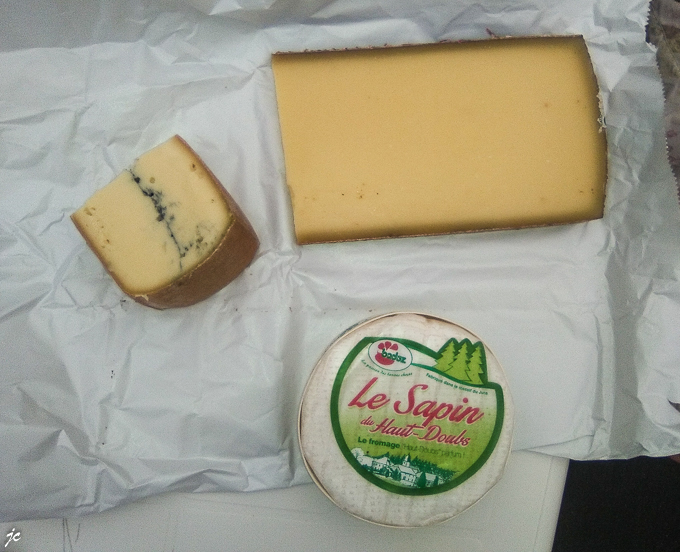 du Morbier, du Comté et du Le Sapin du Haut Jura de la fruitière de Grande rivière