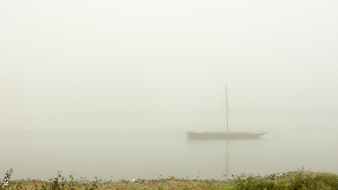 le brouillard à Chaumont sur Loire