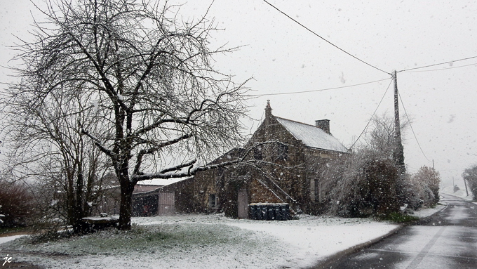 La Genaudière sous la neige