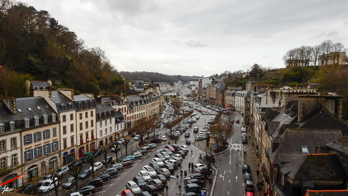 Morlaix vue du viaduc