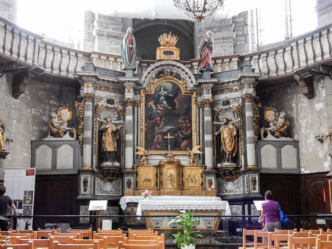 dans la chapelle Notre Dame Libératrice