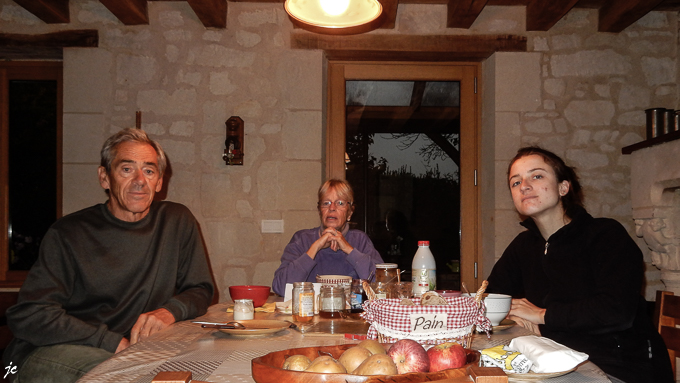 Anne Cohas, Simone et Jean-Claude à La Genaudière