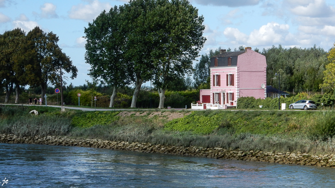la maison rose à St Valéry sur Somme