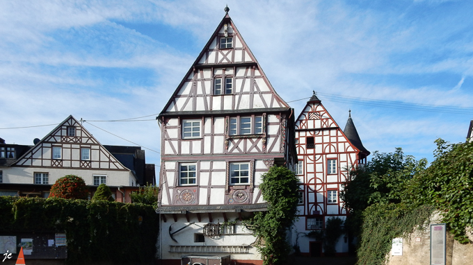 les maisons à colombage à Pünderich