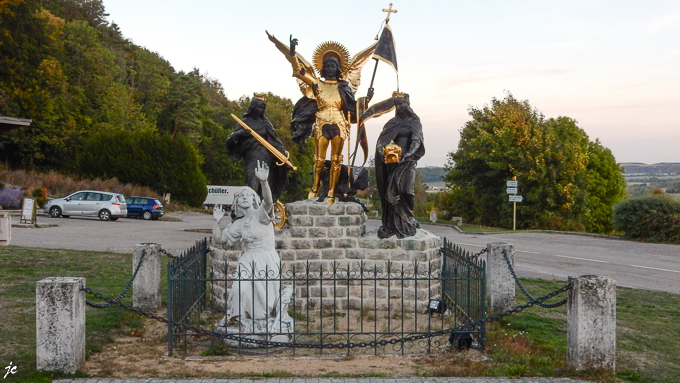 Jeanne et ses voix à Domrémy la Pucelle