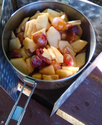 compote de mirabelles de Domrémy la Pucelle et de pommes