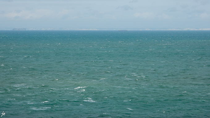 la Manche et les falaises de Douvres