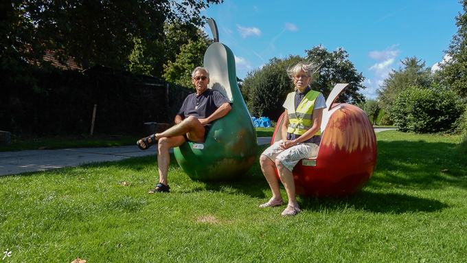 la poire et la pomme dans la ferme à Burgh Haamstede