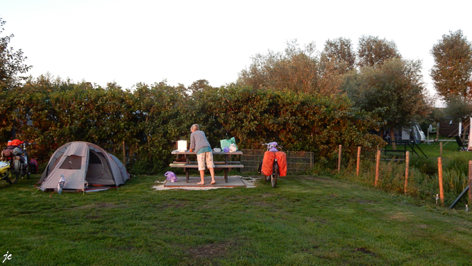 Simone sur le camping Zeevang Hoeve à Edam