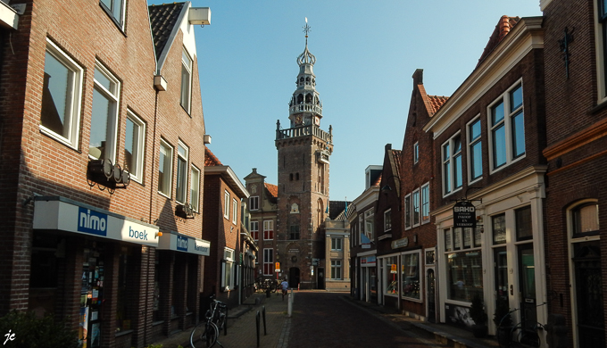 le beffroi à Monnickendam près de Volendam sur Markermeer