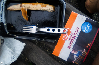 le déjeuner au bord du Bergse Voorplas près de Rotterdam