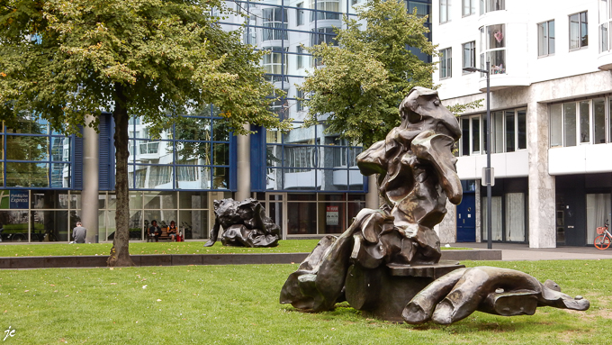 les sculptures à Rotterdam