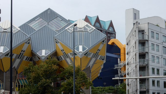 les maisons cubiques (Kubuswoningen) à Rotterdam