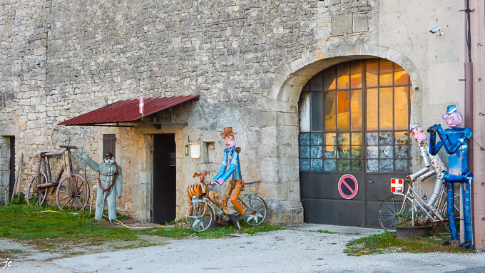 du street art à Crotenay dans le Jura